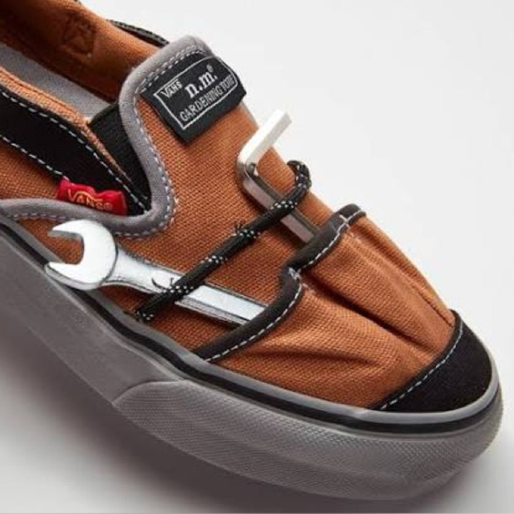 Nicole McLaughlin x Vans Slip-On VP VR3 LX 'Gardening Tote - Brown